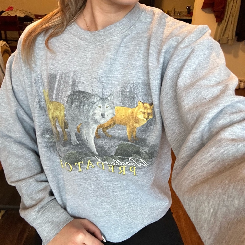 Grey sweatshirt